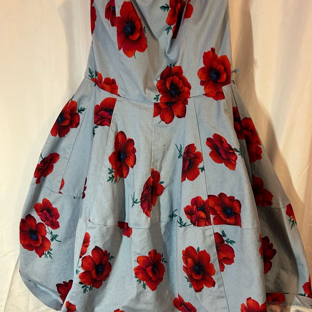 Awesome vintage Betsy Johnson strapless dress